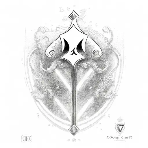 Combine An Ace Of Spade Card And The Number 7