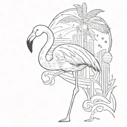 Flamingo And Las Vegas