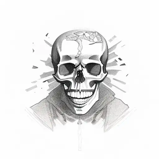 Skull And Post Malone