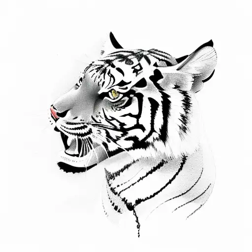 Tiger Lily With Butterfly