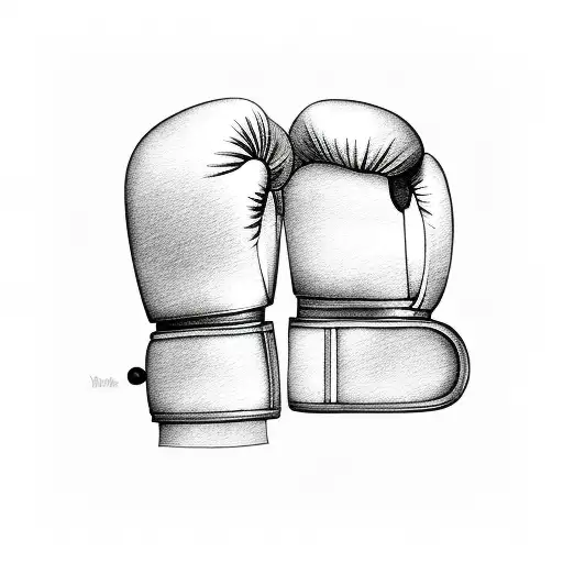 A Motivational Quote In Code Font With Boxing Gloves