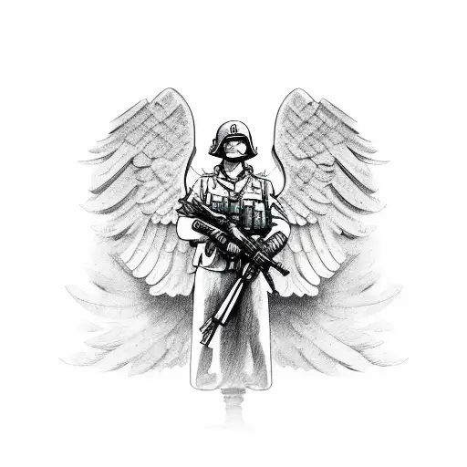 Guardian Angel Ww2 Soldier