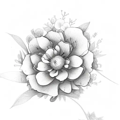 Red And Black Flowers Bending