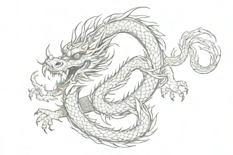 Chinese Dragon Wrapped