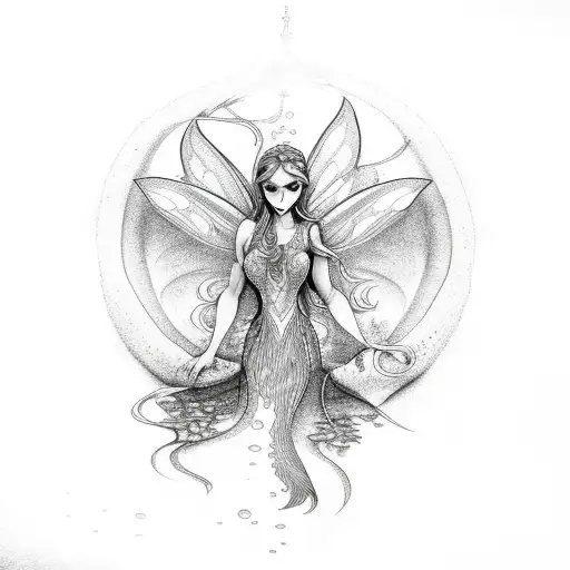 Fairy Waterfall Mermaid