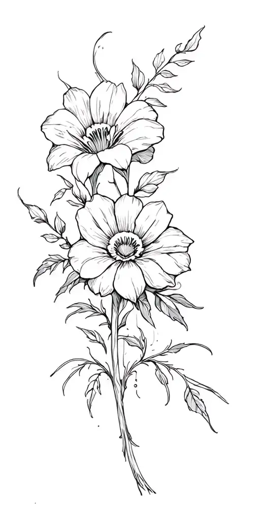 Spooky Flower Sleeve