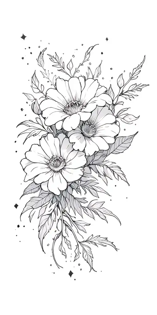 Spooky Flower Sleeve