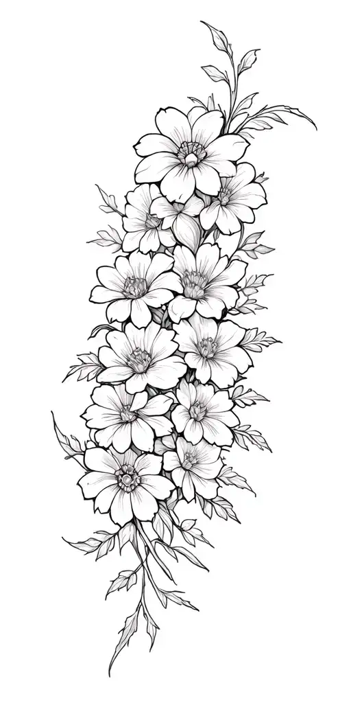 Spooky Flowers Sleeve