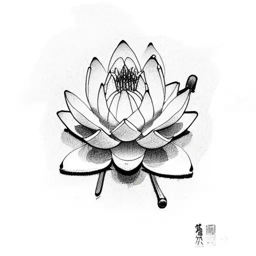 Buddh Japanese Temple Lotus Cherry Blossom