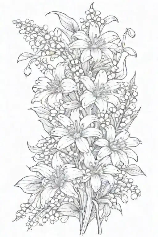 Daisy And Lily Of The Valley Flowers