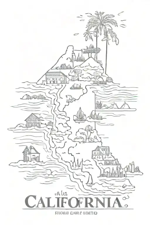 California With Cities I've Lived