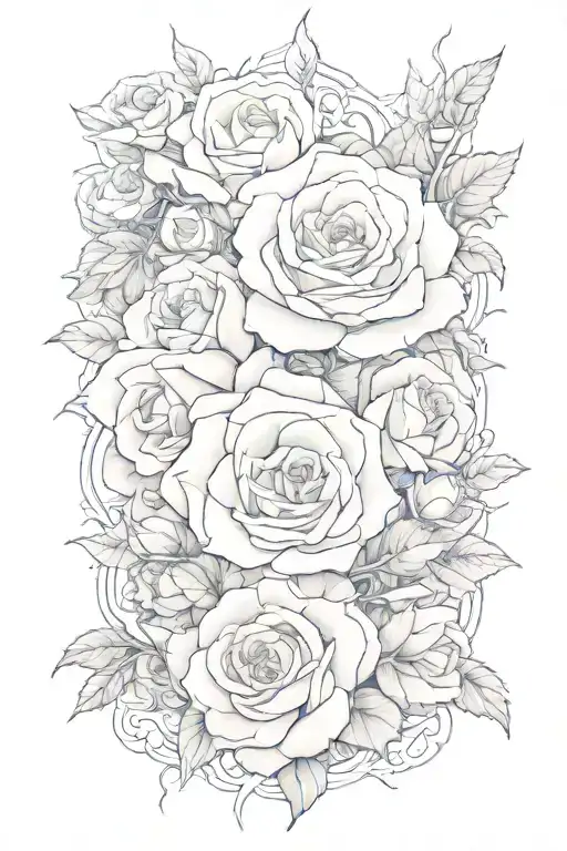 Hunter' And 'Hudson' Hidden Within Roses Growing