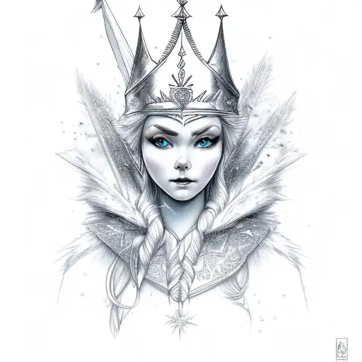 Snow Queen Warrior Full Height