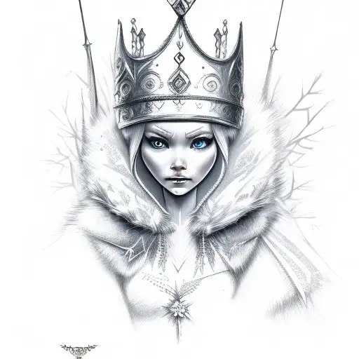 Snow Queen Warrior Full Height Bimbo