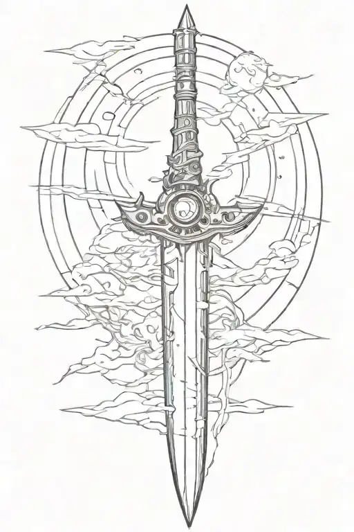 Kunai Knife W Small Moon