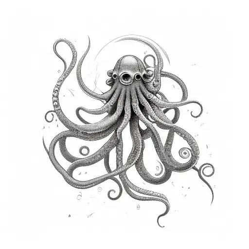 Tentacles Wrapped Around Airplane