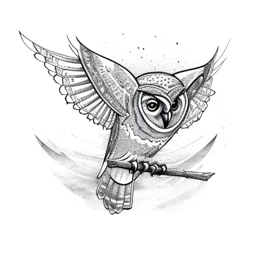 Owl With A Taurus Inside