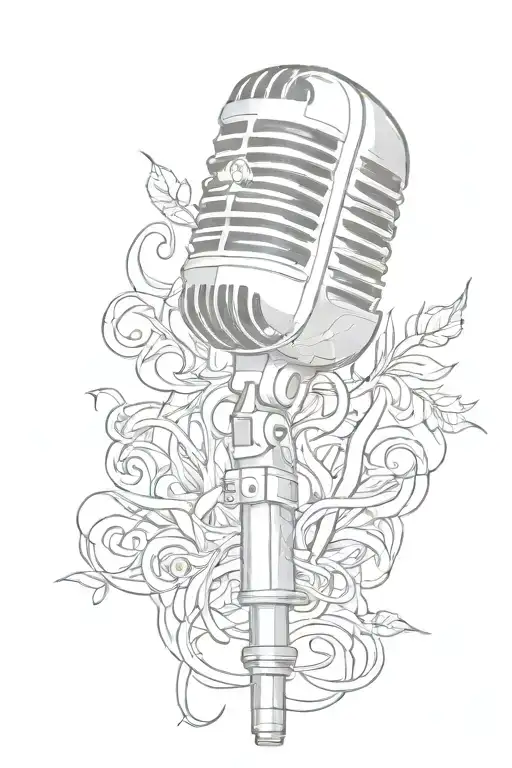 Rap Music And Microphone