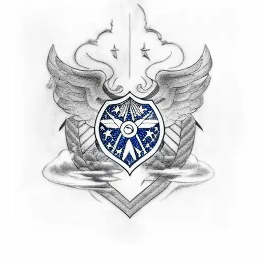 Incorporate Your Love For American Air Force And Men Into A Unique Tattoo Design