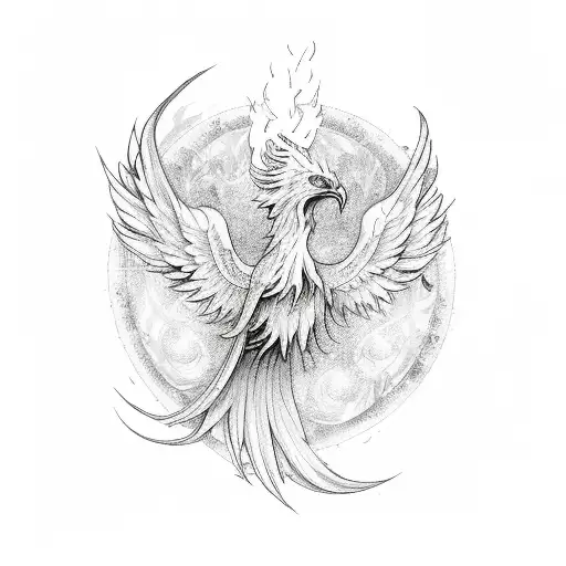 Phoenix Rising From The Ashes