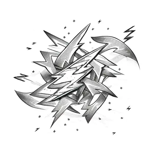 Bouquet Of Lightning Bolts With A Pretty Bow