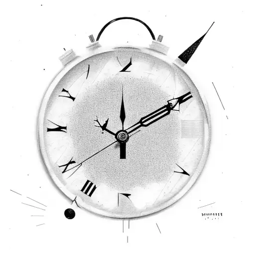 Clock With Never Gave Up Text