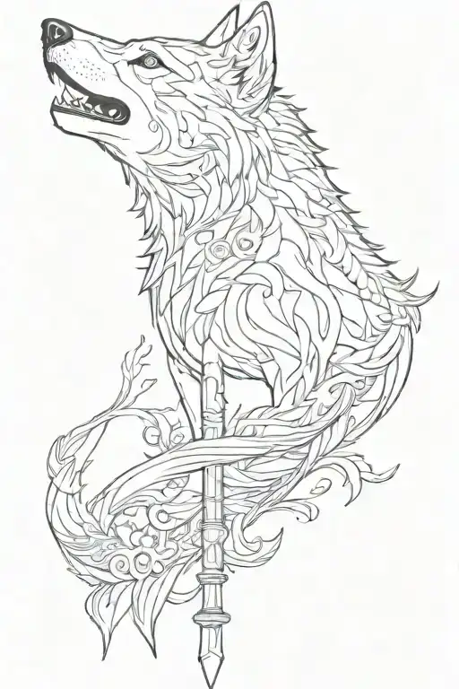 A Subtle Wolf Oar