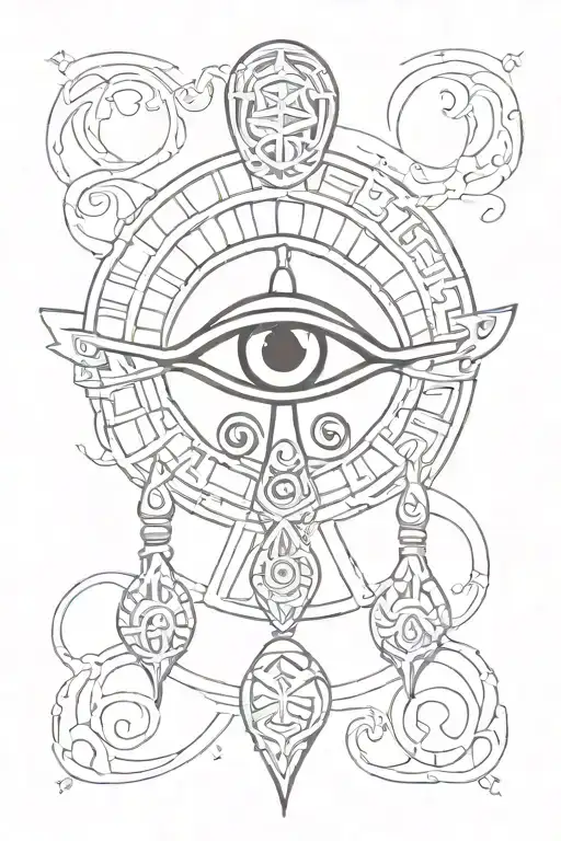 Ankh Eye Of Horus