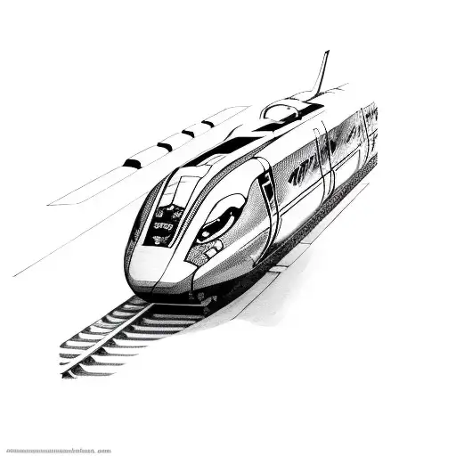 Bullet Train With Airplane