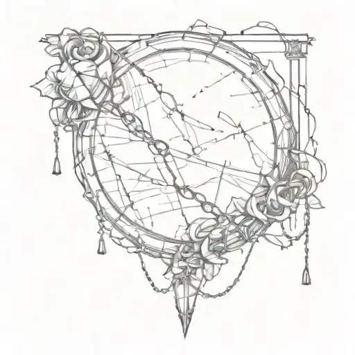 Phrase What If In A Broken Mirror And That The Pieces Of That Mirror Are Held By Chains