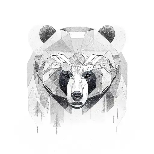 Russian Bear Cold Taiga