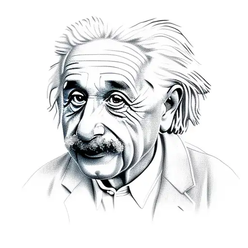 Albert Einstein On A Teeder Todder With A Crazy Version Of Himself