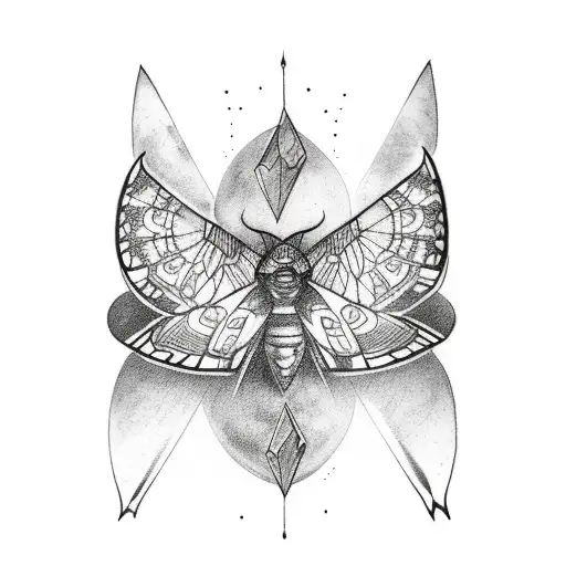 Moon And Moths Chest