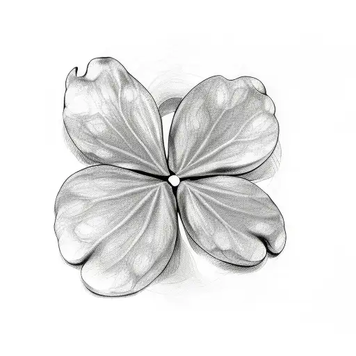 4 Leaf Clover Made Out Of Three Sevens