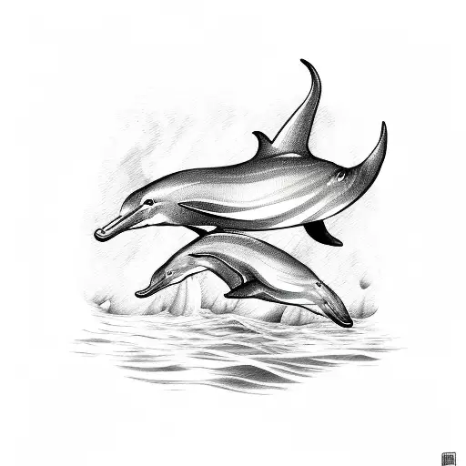 Unicorn And Dolphin