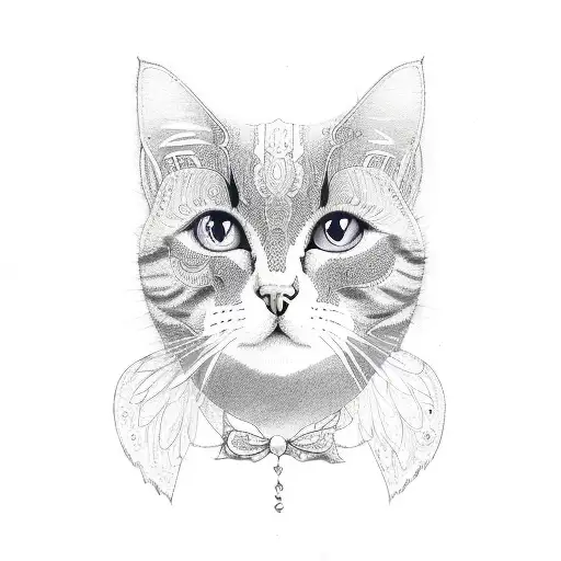 Mother Daughter Cat With Wings