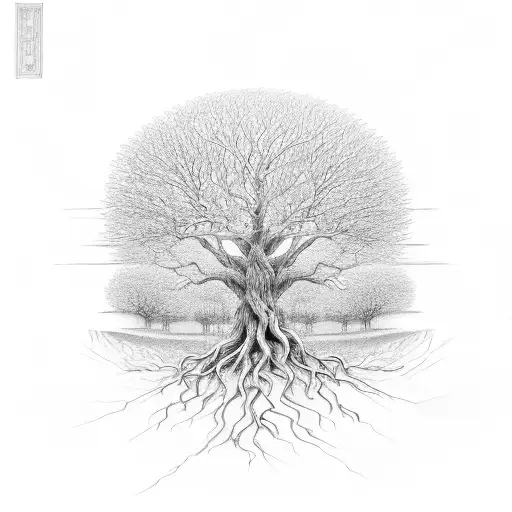 Tree Of Life Long Roots