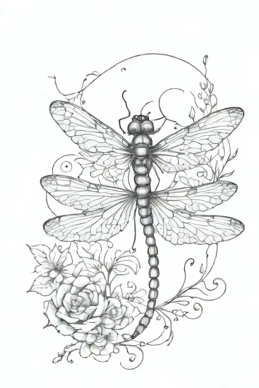 Dragonfly With Semicolon