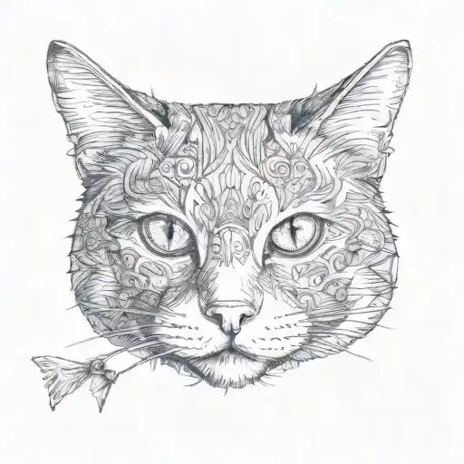 A Cat Wearing A Collar