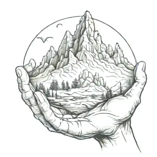 A Mountain In The Palm Of A Hand