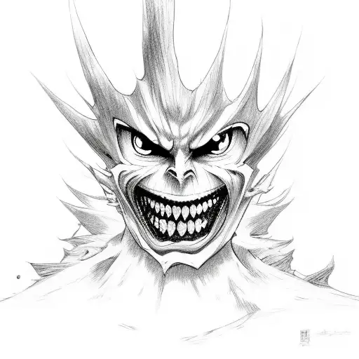 Ryuk From A Fish Eye Perspective