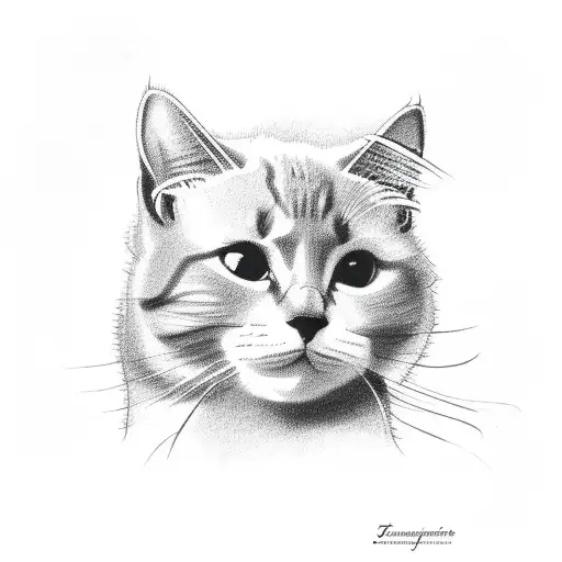 Cat Among Dandelions