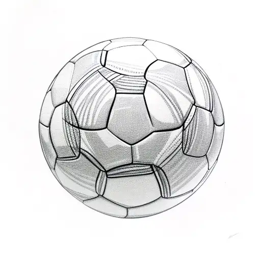 Camera Lens With Soccer Ball Iris