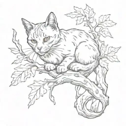 Oak And Cat