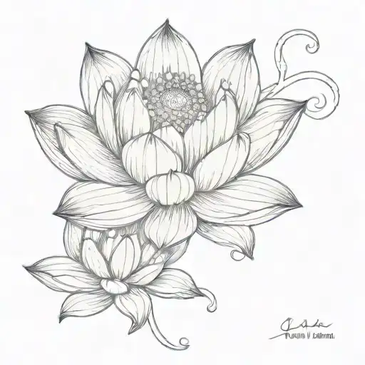 Freedom Blooming Lotus Flower