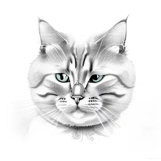 Whole Cat Body Shiluette