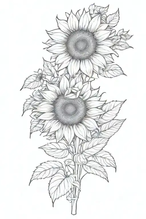 Sunflower Memorial For Husband