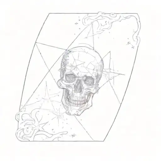 A Skull And Star