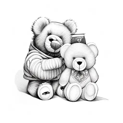 Rose With Teddy Bear