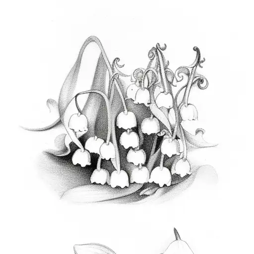 Lily Of The Valley And Violets